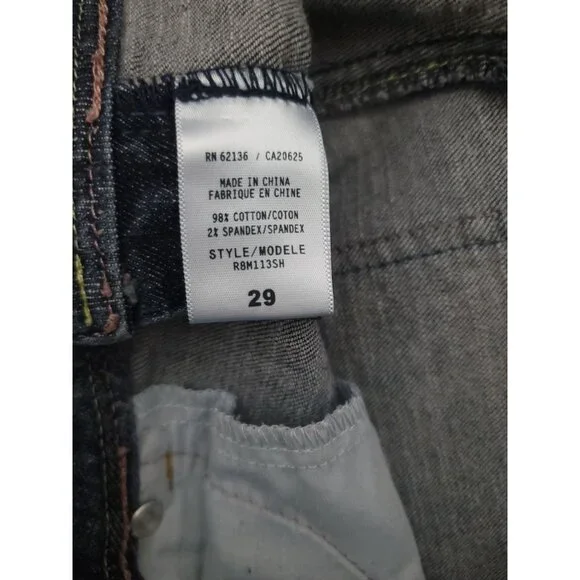 G By Guess Naomi Low Bootcut Blue Jeans Embroidered Pockets Women's Sz 29 - Picture 7 of 8